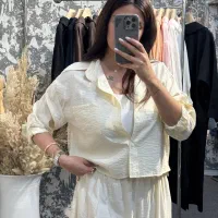 شومیز باکسی بغل چاک