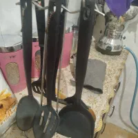 ست کفگیر و ملاقه پلاستیکی