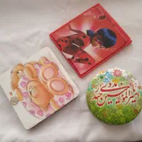 اینه جیبی و کیفی هر سه عدد سالم باهم ۱۰۰ تومان