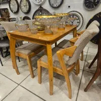 میز و صندلی غذاخوری تمام چوب پیچک