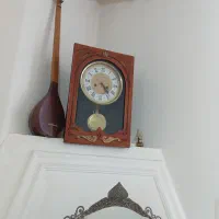 ساعت دیواری دو کوک ساخت شوری خیلی قدیمی عطیقه