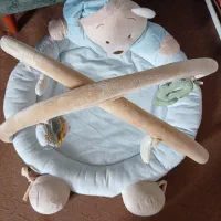 تشک بازی نوزاد تدی رنگ آبی|اسباب و اثاث بچه|آذرشهر, |دیوار