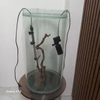 آکواریوم استوانه‌ای بزرگ