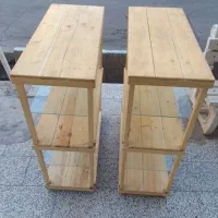 طبقه چوبی شیک|کتابخانه، شلف، قفسههای دیواری|نیشابور, شهرک فرهنگیان|دیوار