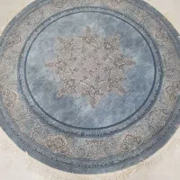 فرش دیبا نو گرد سالم داخل کاور