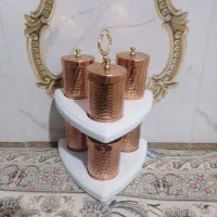 ست پاسماوری مسی دو طبقه زنجان