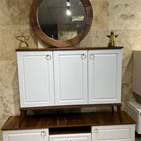 آینه کنسول مدل باران|بوفه، ویترین، کنسول|کاشان, |دیوار