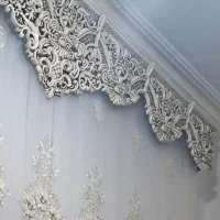 کتیبه پرده همراه ۲ میل پرده|پرده، رانر، رومیزی|رشت, باهنر|دیوار