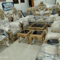 مبل سلطنتی ۹ نفره اعیونی به علاوه جلو مبلی