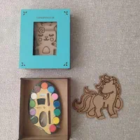 پک نقاشی کودک اکسسوری چوبی|اسباب‌بازی بچه|شیراز, شهرک گلدشت حافظ‎|دیوار