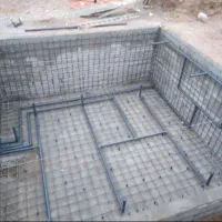 آرماتوربندی ساختمان استخر