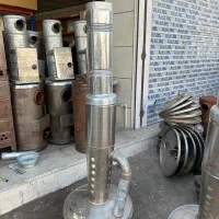 بخاری باغی روغن سوخته زانو چدن بشکه۲۰لیتر بتن ریزی|بخاری، هیتر، شومینه|تهران, شادآباد|دیوار