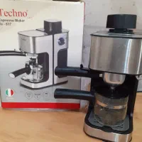 اسپرسوساز (قهوه ساز) تکنو با کارتن|سماور، چایساز، قهوهساز|قم, زنبیل آباد|دیوار