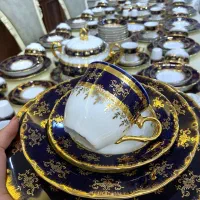 سرویس چینی سورمه ای سلطنتی غذاخوری ۱۲ نفره|ظروف سرو و پذیرایی|تهران, جوانمردان (اندیشه)|دیوار