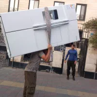 باربری گرمدره حمل بار اثاثیه کارگرخالی خاور وانت