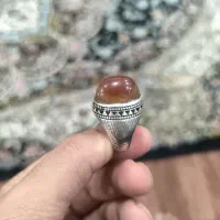 انگشتر نقره سنگ سلیمانی