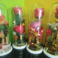 باکس شیشه ای گل هدیه روز زن مادر|گل مصنوعی|اسلام‌شهر, صادقیه|دیوار