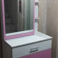 میز آرایش چهار کشودخترانه صورتی قشنگ