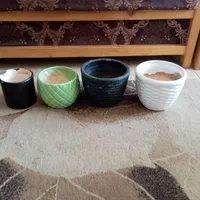 گلدان فرفوژه. سرامیکی.|صنایع دستی و سایر لوازم تزئینی|الوند, |دیوار