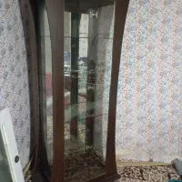بوفه شیشه ای سه طبقه