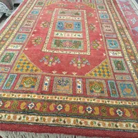 یک جفت فرش دستباف رنگرزی گیاهی
