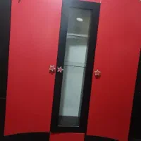 کمد نوجوان . قرمز و مشکی. ام دی اف