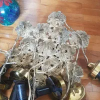 لوستر حبابی آویز برنجی|لوستر و چراغ آویز|تهران, جردن|دیوار