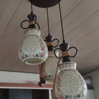 لوستر .آویز اشپزخانه|لوستر و چراغ آویز|خمینیشهر, |دیوار