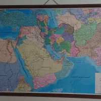 نقشه خاور میانه و ایران