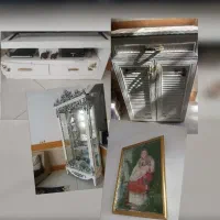 فروش میز تی وی و بوفه و یک تابلو|بوفه، ویترین، کنسول|قوچان, |دیوار