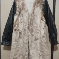 پالتو خز دستهاش چرمه تمیز