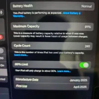 آیپد ایر ۷ خاکستری ۲۵۶ M3 wifi