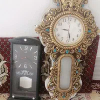 دوتا ساعت چراغ خواب دو عدد سینی