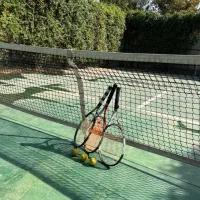 زمین تنیس جهت عکاسی و فرمالیته اختصاصی عمارت دار