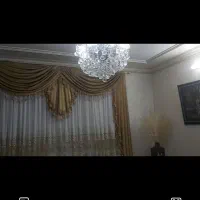 پرده پذیرایی برند برینلند ترکیه با والان ۳ونیم متر|پرده، رانر، رومیزی|نیشابور, شهرک جانبازان|دیوار
