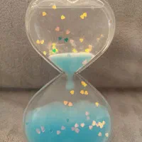 ساعت شنی ژله ای طرح قلب ابی