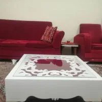 مبل زرشکی سفید|مبلمان خانگی و میز عسلی|تهران, آهنگ|دیوار