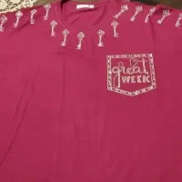 بلوز خارجی آستین تور کارشده