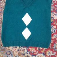 جیلیقه بافت دست باف دو ایکس لارج