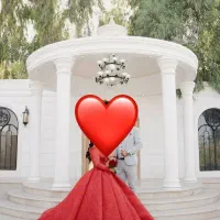 لباس عروس قرمز