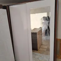 کمد لباس ۶ کشو با درب ریلی آینه ای