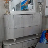 ست میز و آینه کنسول مدل۱۰۴۶|بوفه، ویترین، کنسول|اهواز, کمپلو جنوبی|دیوار