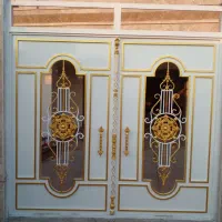 نقاشی ساختمان درب .پنجره آهن الات