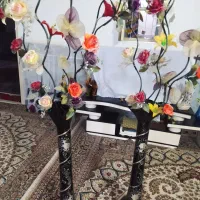 گلدان همراه با گل|گل مصنوعی|زاهدان, |دیوار