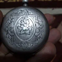 ساعت نقره قاجاری