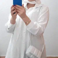 دو عدد شومیز ابرو بادی سبز و سفید