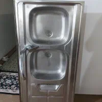 سینک دوقلو به همراه شیر