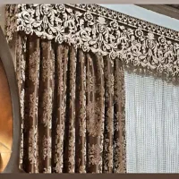 والان پرده مخمل دو رو جنس عالی