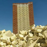 *( آجر و بلوک سفالین ) لفتون 5/5 سفالین 10 و 15|عمدهفروشی|اصفهان, باغ فدک|دیوار