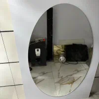 آینه با چوب سفید سالم ۱۲۰*۸۰